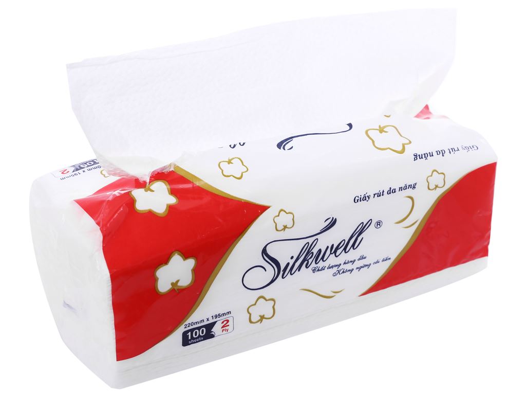 Giấy Lau Tay Đa Năng Silkwell 2 khan giay da nang silkwell